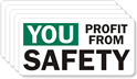 You Profit From Safety Labels (Set Of 5)