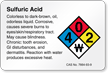 Terephthalic Acid NFPA Chemical Hazard Label