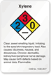 Xylene NFPA Chemical Label