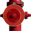 Blank Red Fire Hydrant Ring
