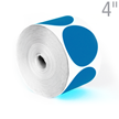 Blue Circular Color Coded 500 Labels/Roll