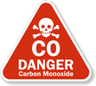 Danger Carbon Monoxide Sign
