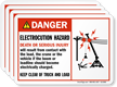 Electrocution Hazard Death Or Serious Injury Danger Label