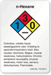 n Hexane NFPA Chemical Label