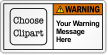 Personalized Message ANSI Warning Label