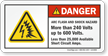 Arc Flash And Shock Hazard Label