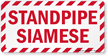 Standpipe Siamese Label