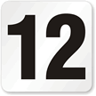 12 Pool Depth Marker