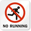 No Running Pool Marker