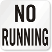 No Running Pool Marker