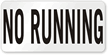 No Running Pool Marker