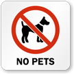 No Pets Pool Marker
