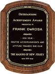 Custom Black Walnut Wooden Award Plaque