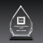 Impress Teardrop Acrylic Award