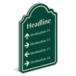 Add Custom Headline And Destinations PermaCarve Sign