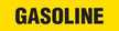 Gasoline (Yellow) Adhesive Pipe Marker