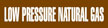 Low Pressure Natural Gas (Brown) Adhesive Pipe Marker