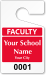 Plastic ToughTags™ for Faculty Parking Permits