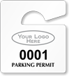 Plastic ToughTags™ Parking Permits, Mini