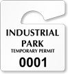 Plastic ToughTags™ Parking Permits, Mini