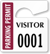 Plastic ToughTags™ Parking Permits, Mini