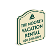 PermaCarve Custom Vacation Rental Sign 