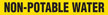 Non Potable Water (Yellow) Pipe Marker