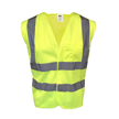 Type R, Class 2, Mesh Safety Vest with Hook and Loop Closure