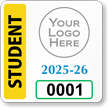 Student Window Decal 2 in. x 2 in.