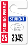 Plastic ToughTags™ for Student Parking Permits