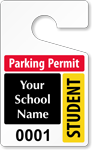 Plastic ToughTags™ for Student Parking Permits