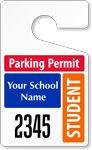 Plastic ToughTags™ for Student Parking Permits