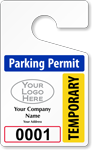 Plastic ToughTags™ for Temporary Parking Permits