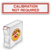 Calibration Not Req., 1/2" x 2", 4 Mil Flexible Vinyl