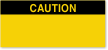 Caution Calibration Label
