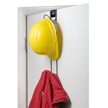 Hard Hat, Coat, and Purse Rack Over the Door Rack
