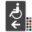 Accessible Pictogram Arrow Sign