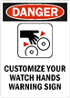 Danger Custom Sign