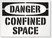 Danger Confined Space