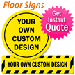 Circular Floor Signs Quoter