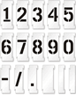 Interlocking Number Floor Stencil Set, 0 9