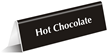 Hot Chocolate Office Tabletop Tent Sign