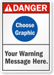 Customizable Danger ANSI Sign