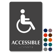 Accessible Restroom TactileTouch Braille Sign