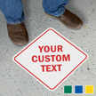 Add Your Text Custom SlipSafe Floor Sign