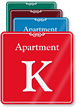 Apartment K Showcase Wall Sign