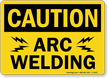 Caution Arc Welding Sign