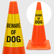 Beware Of Dog Cone Collar