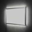 LED Light Box Sign Single Sided Wall Mount Snap Frame - 1500 LUX