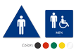 Accessible Pictogram Men Sign